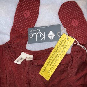 Kyte BABY | Zippered Footie | Red | 3T